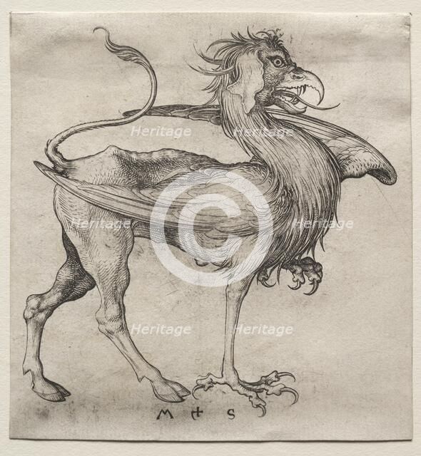 The Griffin, 1400s. Creator: Martin Schongauer (German, c.1450-1491).