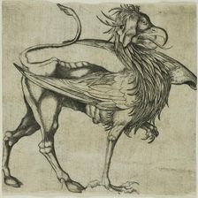 The Griffin, c. 1485. Creator: After Martin Schongauer German, c. 1430/50-1491