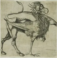 The Griffin, c. 1485. Creator: After Martin Schongauer German, c. 1430/50-1491