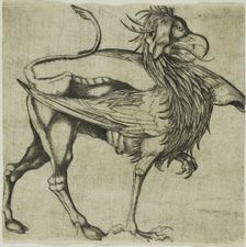 The Griffin, c. 1485. Creator: After Martin Schongauer German, c. 1430/50-1491