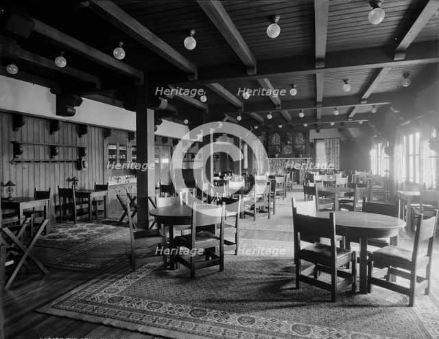 The Grill room, Paul Smith's casino, Adirondack Mountains, between 1900 and 1905. Creator: Unknown.