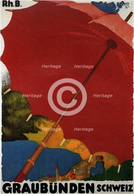 The Grisons, Switzerland, 1918. Artist: Giacometti, Augusto (1877-1947)