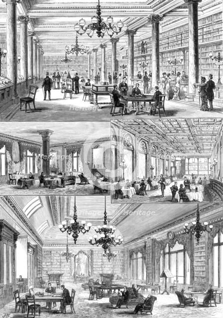 The Grosvenor Gallery Library, New Bond-Street, 1881.  Creator: Unknown.