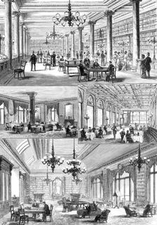 The Grosvenor Gallery Library, New Bond-Street, 1881. Creator: Unknown