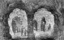 The Grotto, in Hawkstone Park, 1854. Creator: Unknown
