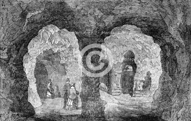 The Grotto, in Hawkstone Park, 1854. Creator: Unknown.