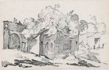 The Grotto of the Nymph Egeria, 1744/1750. Creator: Joseph-Marie Vien the Elder