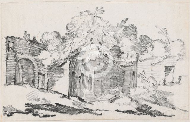 The Grotto of the Nymph Egeria, 1744/1750. Creator: Joseph-Marie Vien the Elder.