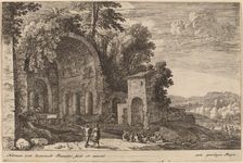 The Grotto of the Nymph Egeria. Creator: Herman van Swanevelt