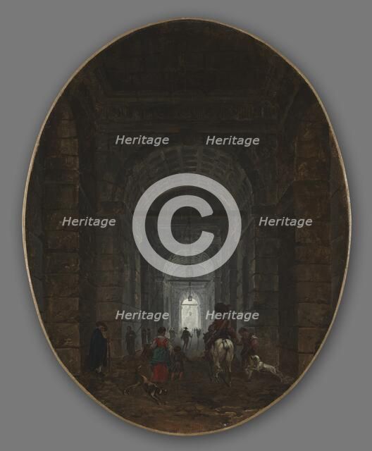 The Grotto of Posillipo, c. 1769. Creator: Hubert Robert (French, 1733-1808).