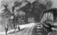 The Grotto of Santa Rosalia, Palermo - from a drawing by the Rev. S.C. Malan, 1860. Creator: Unknown