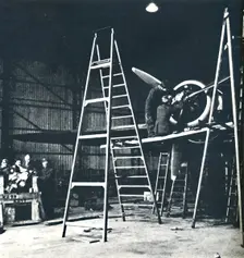 The ground crew's work is never done 1941. Artist: Cecil Beaton