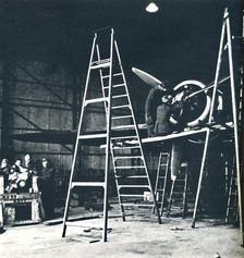 The ground crew's work is never done 1941. Artist: Cecil Beaton
