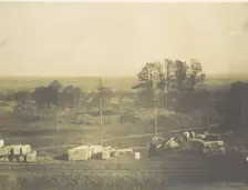 [The Grounds Looking Towards Penge], 1854. Creator: Philip Henry Delamotte