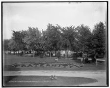 The Grounds, Water Works Park, Detroit, between 1890 and 1901. Creator: Unknown