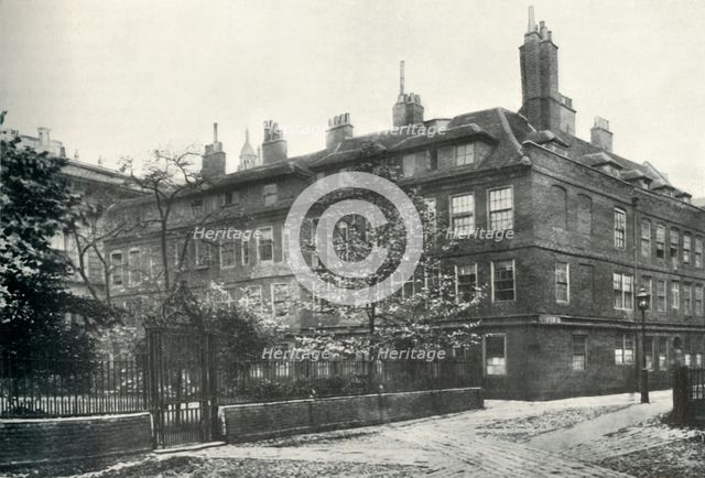 'The Group of Houses in Clifford's Inn Dating Prior to the Great Fire of 1666', 1885, (1934).  Creators: Henry Dixon & Son, Henry Dixon.