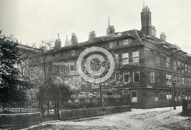 'The Group of Houses in Clifford's Inn Dating Prior to the Great Fire of 1666', 1885, (1934).  Creators: Henry Dixon & Son, Henry Dixon.