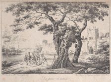 The Group in Action, 1817. Creator: Émile Jean-Horace Vernet