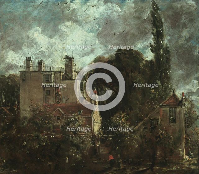 The Grove, or the Admiral's House in Hampstead, 1821-1822. Artist: Constable, John (1776-1837)