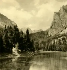The Grüner See, Styria, Austria, c1935. Creator: Unknown