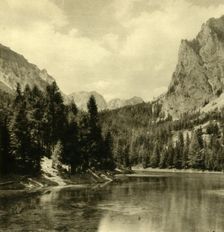 The Grüner See, Styria, Austria, c1935. Creator: Unknown