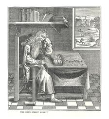 The Grub Street Hermit. From a picture published by Richardson, 1878. Artist: Walter Thornbury