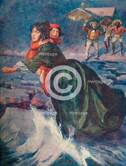 'The huge green fragment of ice pitched and creaked', 1929. Creator: Unknown.