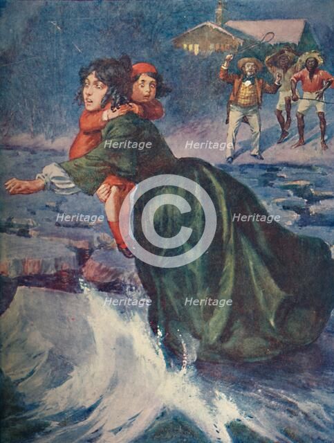 'The huge green fragment of ice pitched and creaked', 1929. Creator: Unknown.