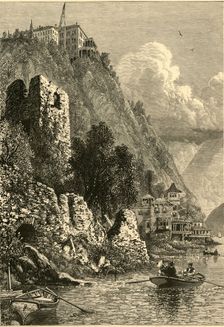 The Hudson at "Cozzens's" 1874. Creator: Harry Fenn