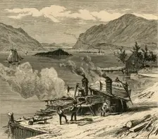 The Hudson, south from Newburg 1874. Creator: John Karst