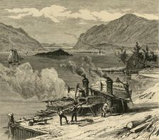 The Hudson, south from Newburg 1874. Creator: John Karst