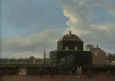 The Huis ten Bosch at The Hague and Its Formal Garden (View from the East), ca. 1668-70. Creator: Jan van der Heyden