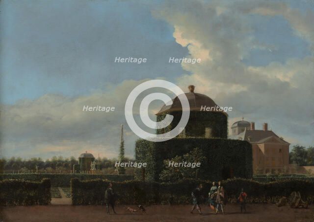 The Huis ten Bosch at The Hague and Its Formal Garden (View from the East), ca. 1668-70. Creator: Jan van der Heyden.
