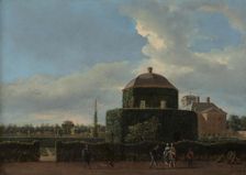 The Huis ten Bosch at The Hague and Its Formal Garden (View from the East), ca. 1668-70. Creator: Jan van der Heyden
