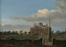 The Huis ten Bosch at The Hague and Its Formal Garden (View from the South), ca. 1668-70. Creator: Jan van der Heyden