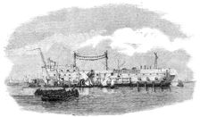 The Hulk "Blake", at Spithead, 1854. Creator: Unknown