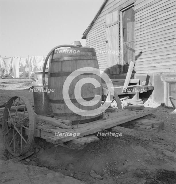 The Hull family haul their drinking water..., Dead Ox Flat, Malheur County, Oregon, 1939. Creator: Dorothea Lange.