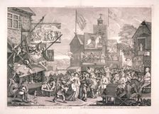 The humours and diversions of Southwark Fair London, 1733. Artist: Anon