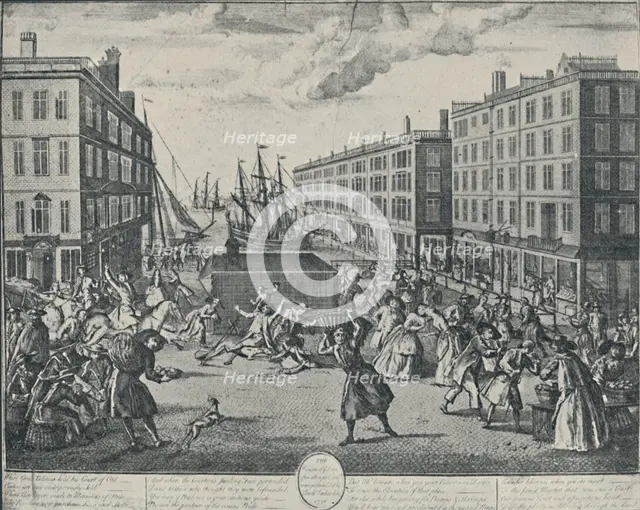 'The Humours of Billingsgate, 1736', (1920). Artist: Arnoldus van Haecken.