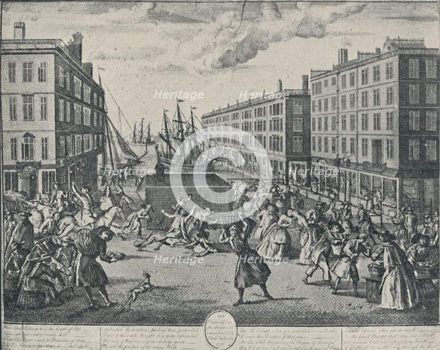 'The Humours of Billingsgate, 1736', (1920). Artist: Arnoldus van Haecken.