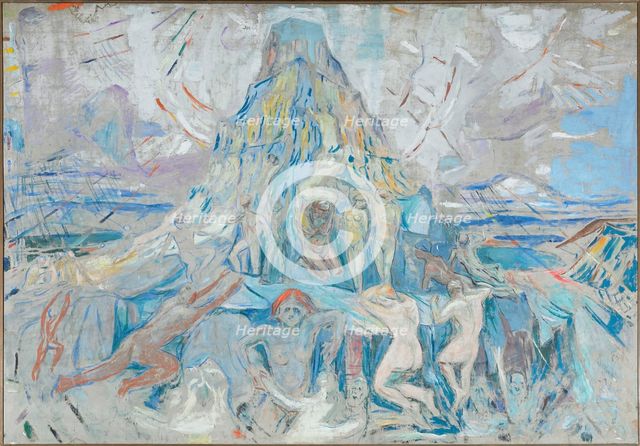 The Human Mountain. Towards the Light, 1927-1928. Creator: Munch, Edvard (1863-1944).
