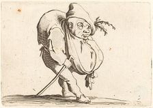The Hunchback with a Cane, c. 1622. Creator: Jacques Callot