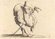 The Hunchback with a Cane, c. 1622. Creator: Jacques Callot