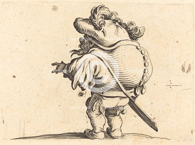 The Hunchback with the Feathered Cap, c. 1622. Creator: Jacques Callot.