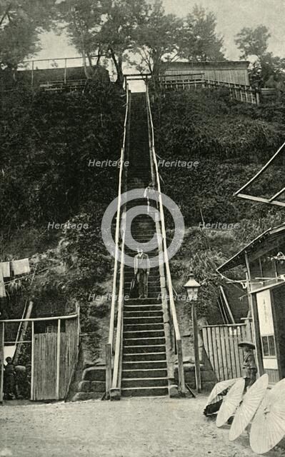 'The Hundred and One Steps, Yokohama', 1891. Creator: Unknown.