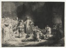 The Hundred Guilder Print, c. 1649. Creator: Rembrandt van Rijn (Dutch, 1606-1669)