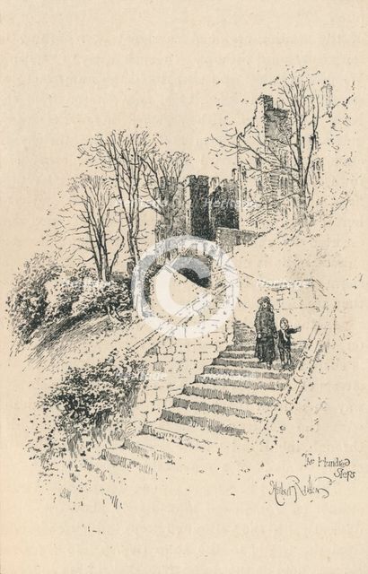 'The Hundred Steps', 1895. Artist: Unknown.