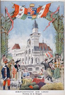 The Hungarian pavilion at the Universal Exhibition of 1900, Paris, 1900
