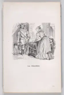The Hunt from The Complete Works of Béranger, 1836. Creators: Louis-Henri Brevière, Cesar-Auguste Hebert