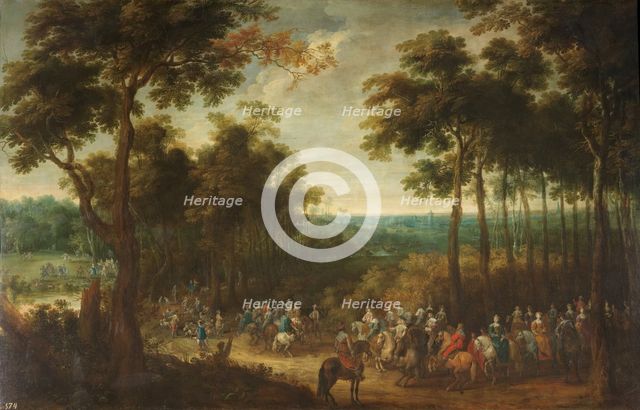 The hunt of the Cardinal-Infante, between 1636 and 1638. Creator: Pieter Snayers.